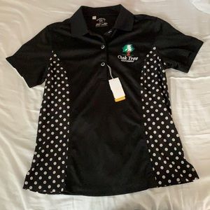 monterey club black golf shirt